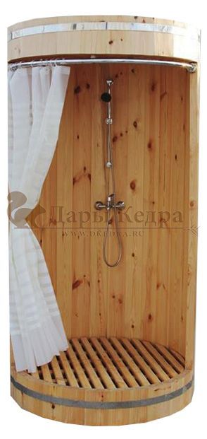 Летний душ деревянный (70 фото)