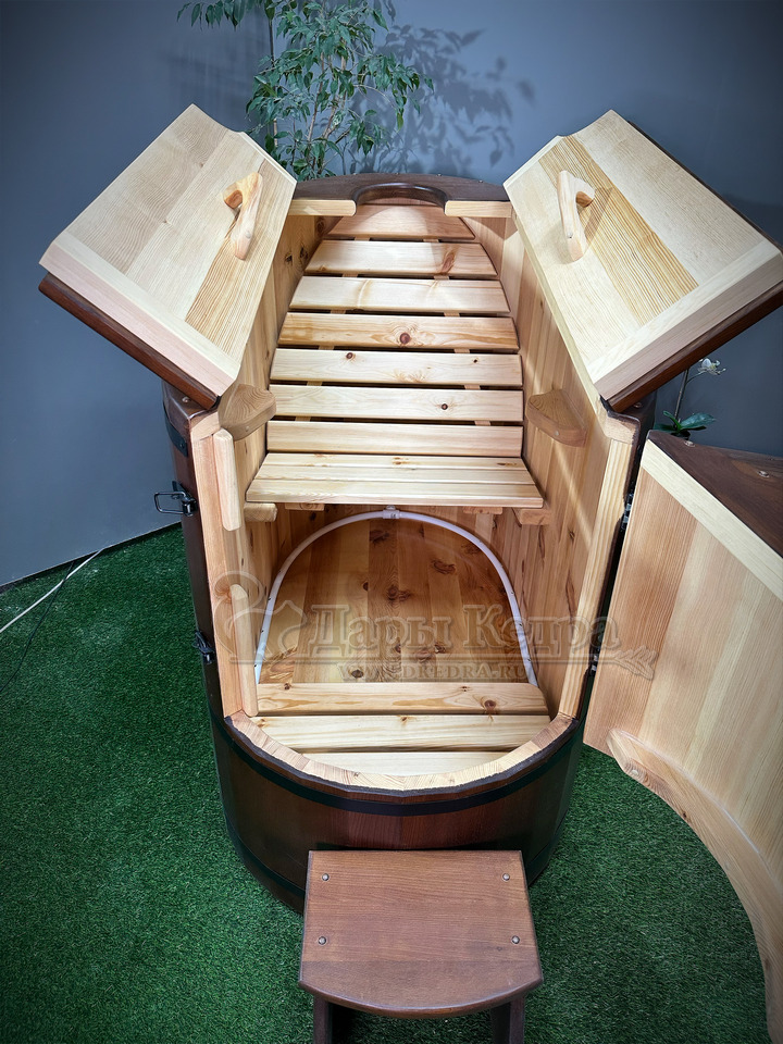 Кедровая бочка (фитобочка) полулежачая «Профессиональная»