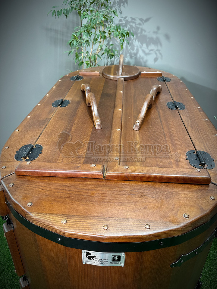 Кедровая бочка (фитобочка) полулежачая «Профессиональная»